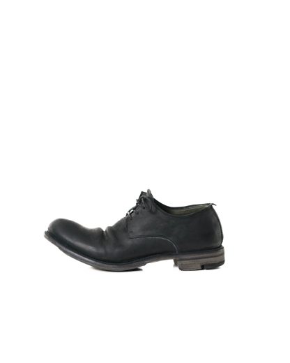 LAYER 0 Men 1.5 h7 Classic Derby Shoe Herren Schuh goodyear horse cordovan leather black hide m 4