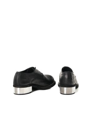 GUIDI 792ZI Men Classic Derby Shoe Metal Heel Herren Schuh Boot Stiefel horse full grain leather black hide m 1