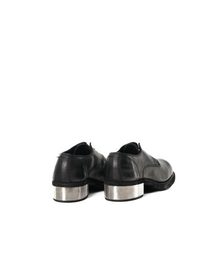 GUIDI 792ZI Men Classic Derby Shoe Metal Heel Herren Schuh Boot Stiefel horse full grain leather black hide m 5