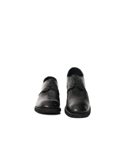 GUIDI 792ZI Men Classic Derby Shoe Metal Heel Herren Schuh Boot Stiefel horse full grain leather black hide m 6