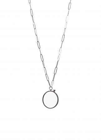 Taichi Murakami Loupe Optical Necklace men women jewellery jewelry polished 925 sterling silver hide m 1