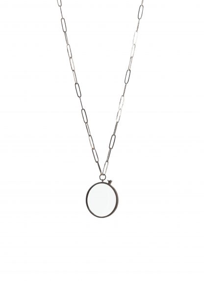 Taichi Murakami Loupe Optical Necklace men women jewellery jewelry polished 925 sterling silver hide m 1