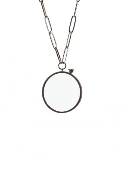 Taichi Murakami Loupe Optical Necklace men women jewellery jewelry polished 925 sterling silver hide m 2