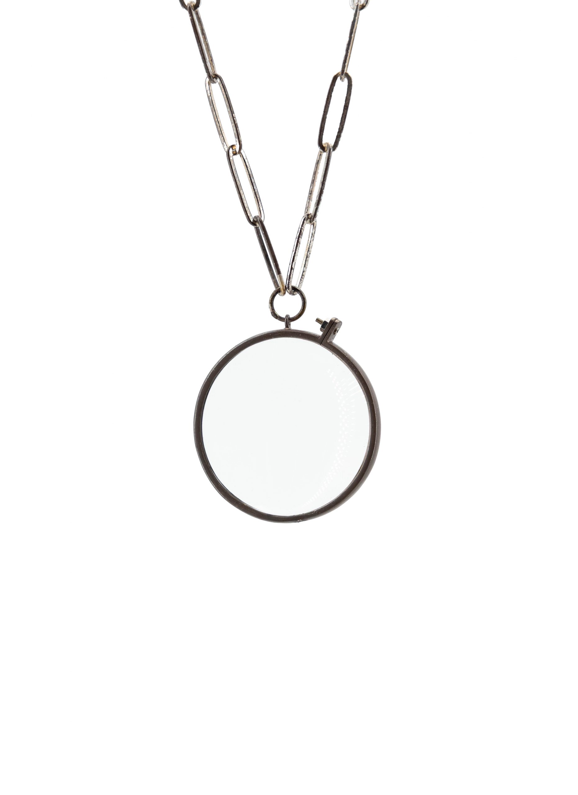 Taichi Murakami Loupe Optical Necklace men women jewellery jewelry polished 925 sterling silver hide m 2 Taichi Murakami Loupe Optical Necklace men women jewellery jewelry polished 925 sterling silver hide m 2