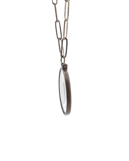 Taichi Murakami Loupe Optical Necklace men women jewellery jewelry polished 925 sterling silver hide m 3