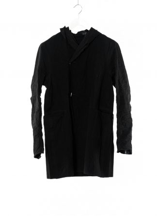 Taichi Murakami Men Coin Hooded Jacket Semilong reversible Herren Jacke cotton black hide m 1