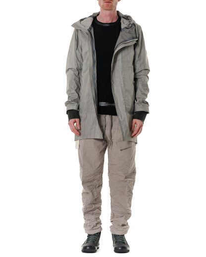 Taichi Murakami Men Mountain Parka Semi Long Origami Sleeve Coat Herren Jacke ultra light 3 layer nylon waterproof dusty white hide m 3