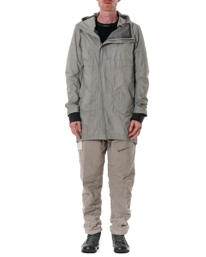 Taichi Murakami Men Mountain Parka Semi Long Origami Sleeve Coat Herren Jacke ultra light 3 layer nylon waterproof dusty white hide m 4
