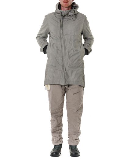 Taichi Murakami Men Mountain Parka Semi Long Origami Sleeve Coat Herren Jacke ultra light 3 layer nylon waterproof dusty white hide m 6
