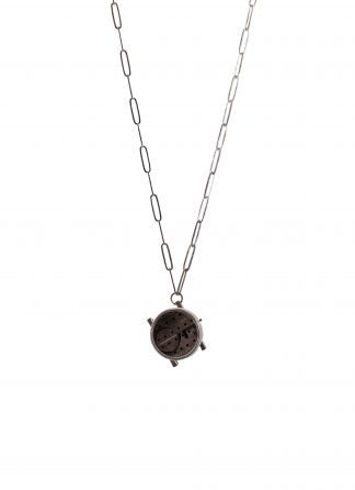 Taichi Murakami Others Watchcase Necklace men women jewellery jewelry oxidised 925 sterling silver hide m 1