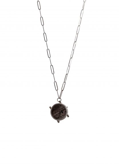 Taichi Murakami Others Watchcase Necklace men women jewellery jewelry oxidised 925 sterling silver hide m 1