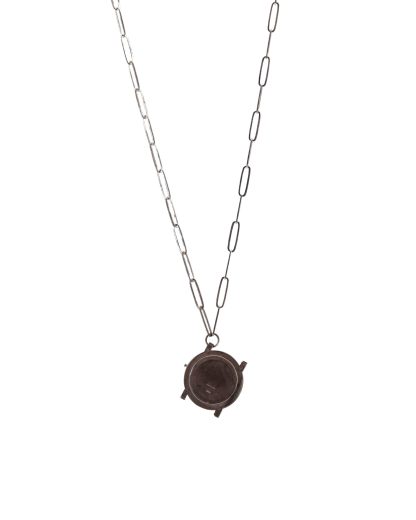 Taichi Murakami Others Watchcase Necklace men women jewellery jewelry oxidised 925 sterling silver hide m 2