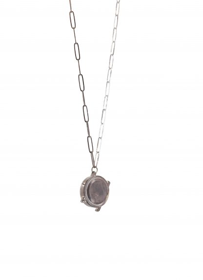 Taichi Murakami Others Watchcase Necklace men women jewellery jewelry oxidised 925 sterling silver hide m 3