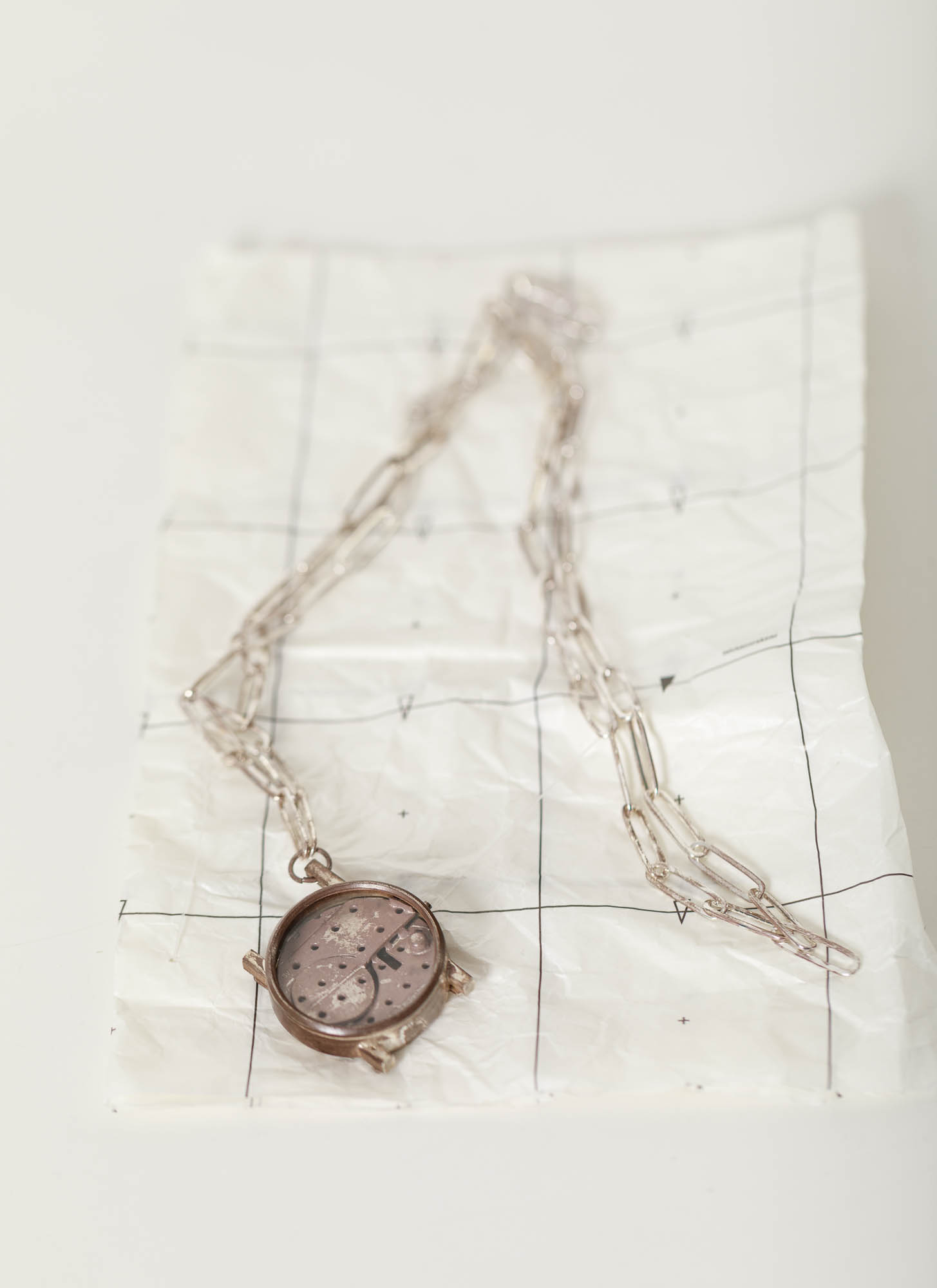 hide-m | TAICHI MURAKAMI Others Watchcase Necklace, silver