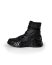 LEON EMANUEL BLANCK DIS M FWHTS 01 Men Distortion Featherweight High Top Sneaker Symbiosis Sole Herren Shoe Schuh horse leather black hide m 3