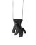 LEON EMANUEL BLANCK DIS M:W Hand 01 Distortion Hand Necklace 925 sterling silver horse leather black hide m 1