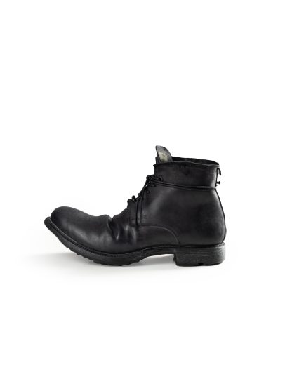 LAYER 0 1.5 H13 Men Ankle Boot Herren Schuh Shoe Stiefel goodyear rubber sole shell cordovan rev black hide m 3