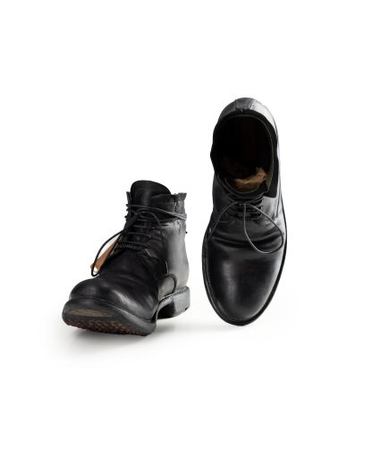 LAYER 0 1.5 H13 Men Ankle Boot Herren Schuh Shoe Stiefel goodyear rubber sole shell cordovan rev black hide m 9