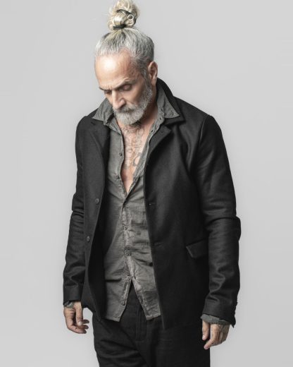 ポエムボヘミアン　Poeme　Bohemien　馬革　レザージャケット hide-m | POEME BOHEMIEN Men Blouson Jacket Lined GI-25