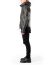 LEON EMANUEL BLANCK DIS M AJHO 01 Men Distortion Hooded Aviator Jacket calf leather dark grey hide m 8