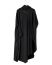 LEON EMANUEL BLANCK DIS M PONCHO 01 Men Distortion Poncho virgin wool cashmere black hide m 1