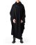 LEON EMANUEL BLANCK DIS M PONCHO 01 Men Distortion Poncho virgin wool cashmere black hide m 4