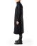 LEON EMANUEL BLANCK DIS M PSC 01 Men Distortion Power Shoulder Coat merino wool black hide m 9