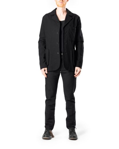 M.A+ Maurizio Amadei J272 CWP2 Men 4 Pocket 4 Button Jacket Herren Jacke Blazer cotton wool polyamide black hide m 3