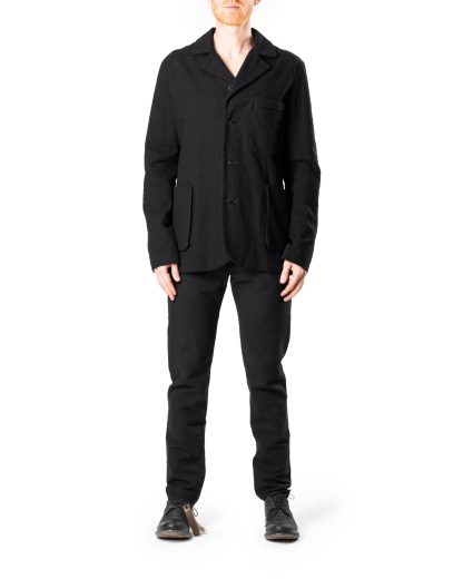 M.A+ Maurizio Amadei J272 CWP2 Men 4 Pocket 4 Button Jacket Herren Jacke Blazer cotton wool polyamide black hide m 4
