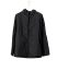 LABEL UNDER CONSTRUCTION 44FJC225 P140 BK Hidden In Side Band Windbreaker Men Jacket Herren Jacke waxed cotton black hide m 11