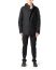 LABEL UNDER CONSTRUCTION 44FJC225 P140 BK Hidden In Side Band Windbreaker Men Jacket Herren Jacke waxed cotton black hide m 4