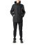 LABEL UNDER CONSTRUCTION 44FJC225 P140 BK Hidden In Side Band Windbreaker Men Jacket Herren Jacke waxed cotton black hide m 6
