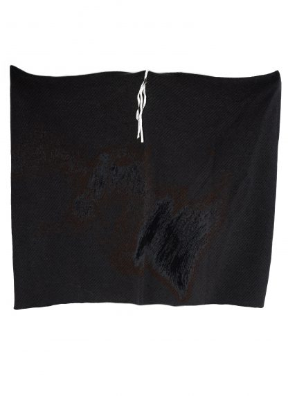LABEL UNDER CONSTURCTION 44YST241 Stola 112cm 135cm wool dark hide m 3