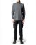 LABEL UNDER CONSTURCTION 44YSW209 Men Turtleneck Arched Shoulder Sweater cashmere medium grey hide m 3
