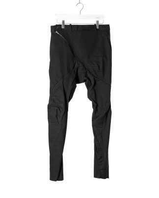 LEON EMANUEL BLANCK DIS M SKCP 01 Men Distortion Skinny Pants Herren Hose cotton tenco weave tencel cotton ea black hide m 1