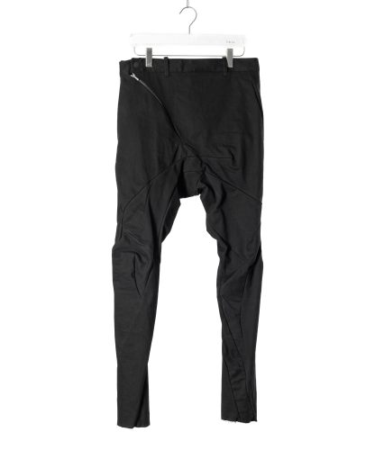 LEON EMANUEL BLANCK DIS M SKCP 01 Men Distortion Skinny Pants Herren Hose cotton tenco weave tencel cotton ea black hide m 1