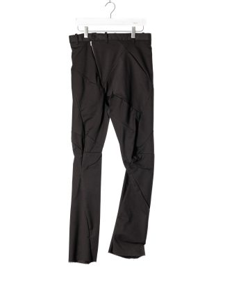 LEON EMANUEL BLANCK LEB DIS M SP 01 Men Distortion Straight Pants Herren Hose Trousers cotton weave elastane black hide m 1