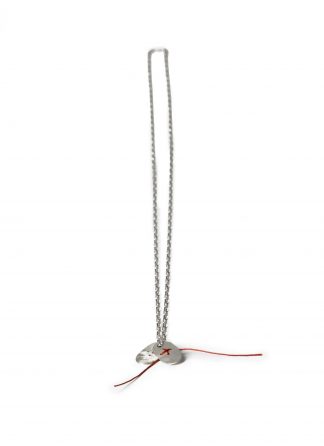 MA+ Maurizio Amadei AC83 2 Button Silver Necklace Halskette 925 sterling silver hide m 1