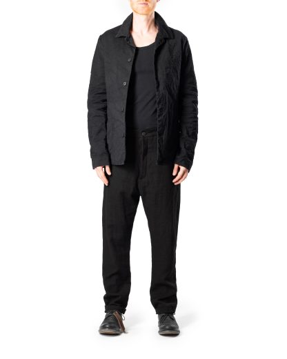 POEME BOHEMIEN GB 18 T 410 99 Men Shirt Jacket Lined Herren Jacke Blazer cotton wool mtf elastan black hide m 3