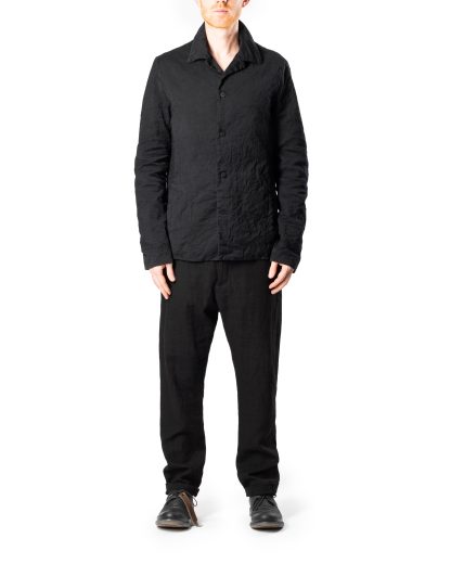 POEME BOHEMIEN GB 18 T 410 99 Men Shirt Jacket Lined Herren Jacke Blazer cotton wool mtf elastan black hide m 4