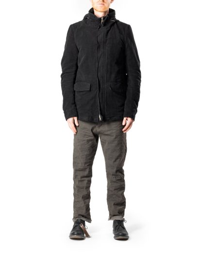POEME BOHEMIEN PA 20 T 408 99 Men Short Military Parka Herren Jacke Coat Jacket cotton black hide m 5
