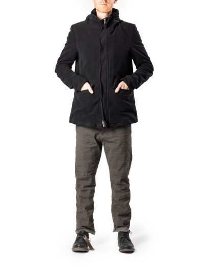 POEME BOHEMIEN PA 20 T 408 99 Men Short Military Parka Herren Jacke Coat Jacket cotton black hide m 6