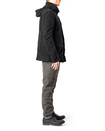 POEME BOHEMIEN PA 20 T 408 99 Men Short Military Parka Herren Jacke Coat Jacket cotton black hide m 7