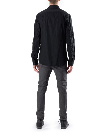 POEME BOHEMIEN SH 17 T 211 99 Men Slim Fit Shirt Herren Hemd cotton black hide m 5