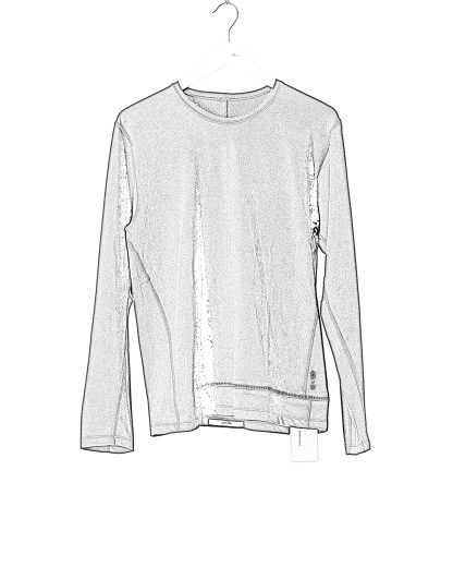 Taichi Murakami Men T Shirt U Long Sleeve Herren Longsleeve Tshirt sea island cotton black hide m 2