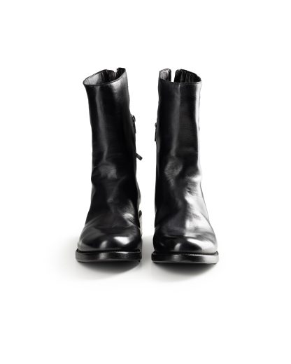 A DICIANNOVEVENTITRE A1923 AUGUSTA ST3 Men Double Zip Boot Herren Schuh Shoe Stiefel goodyear clean kangaroo leather black hide m 6