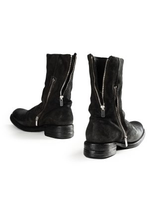 A DICIANNOVEVENTITRE A1923 Augusta ST3 Men Double Zip Boot Herren Schuh Shoe Stiefel goodyear horse culatta leather black hide m 1