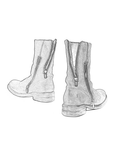 A DICIANNOVEVENTITRE A1923 Augusta ST3 Men Double Zip Boot Herren Schuh Shoe Stiefel goodyear horse culatta leather black hide m 2