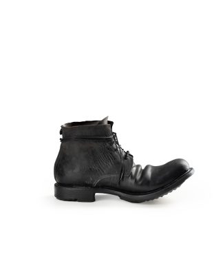 LAYER 0 1.5 H13 Men Ankle Boot Herren Schuh Stiefel Shoe goodyear rubber sole shell cordovan rev dark grey black brown hide m 1