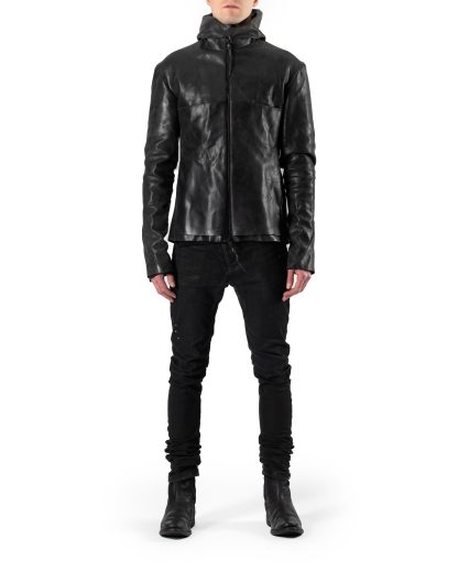 MA+ Maurizio Amadei macross J224HZ CU.R 1.0 Men Relaxed Aviator Jacket Herren Jacke horse rev leather exclusive exclusively full black hide m 5